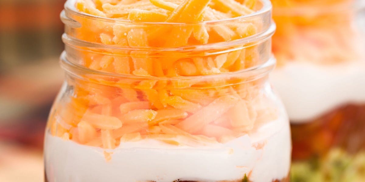 Five Layer Dip in a Jar 