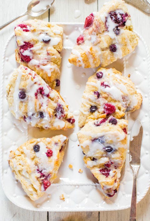 Mixed Berry Scones