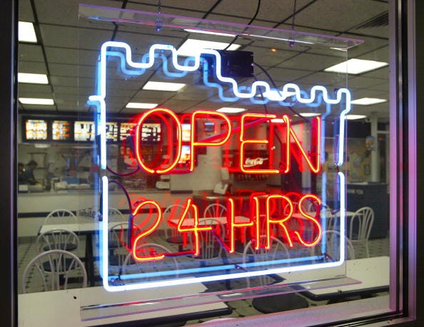 Text, Electronic signage, Signage, Neon sign, Neon, Electricity, Display device, Gas, Electrical supply, Sign, 