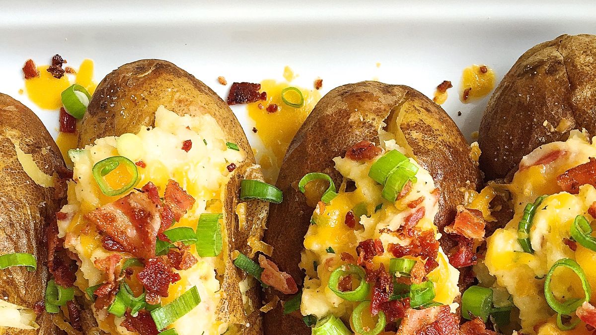 preview for These Loaded Baked Potatoes Are Deliciously Cheesy