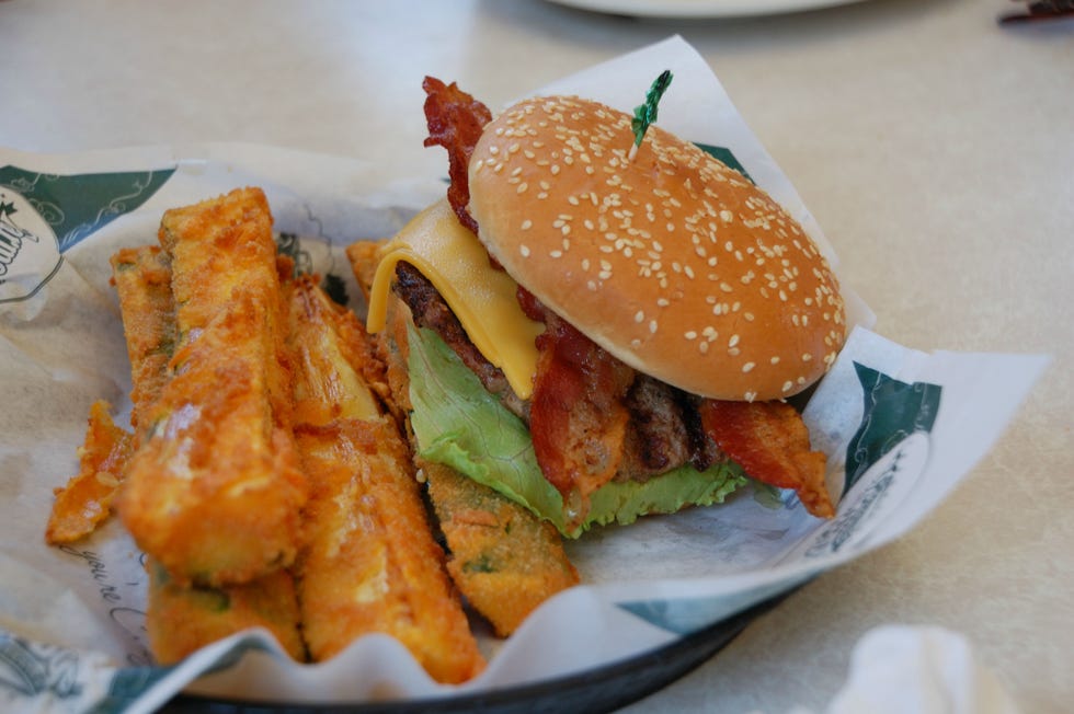 Farmer Boys cheeseburger