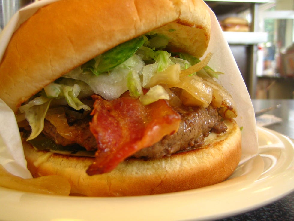 Johnny Rockets cheeseburger