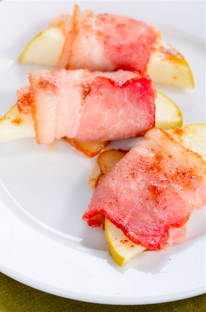 Bacon-Wrapped Baked Apples