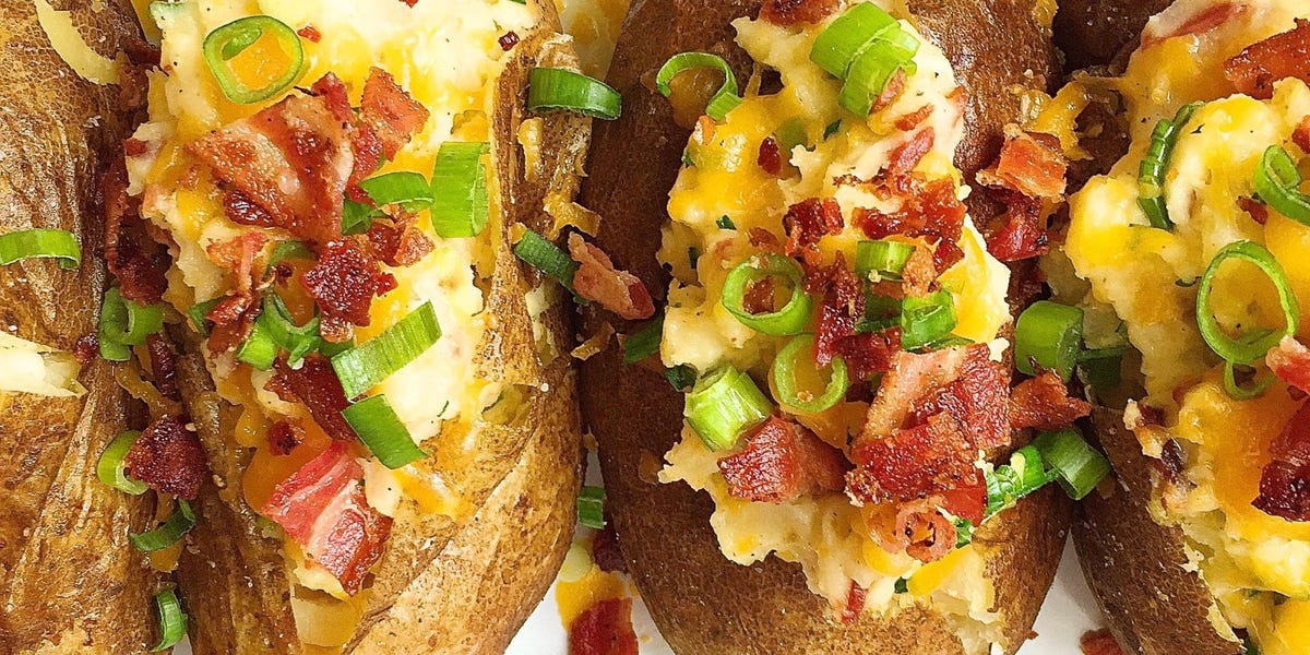 These Loaded Baked Potatoes Are Insanely Cheesy