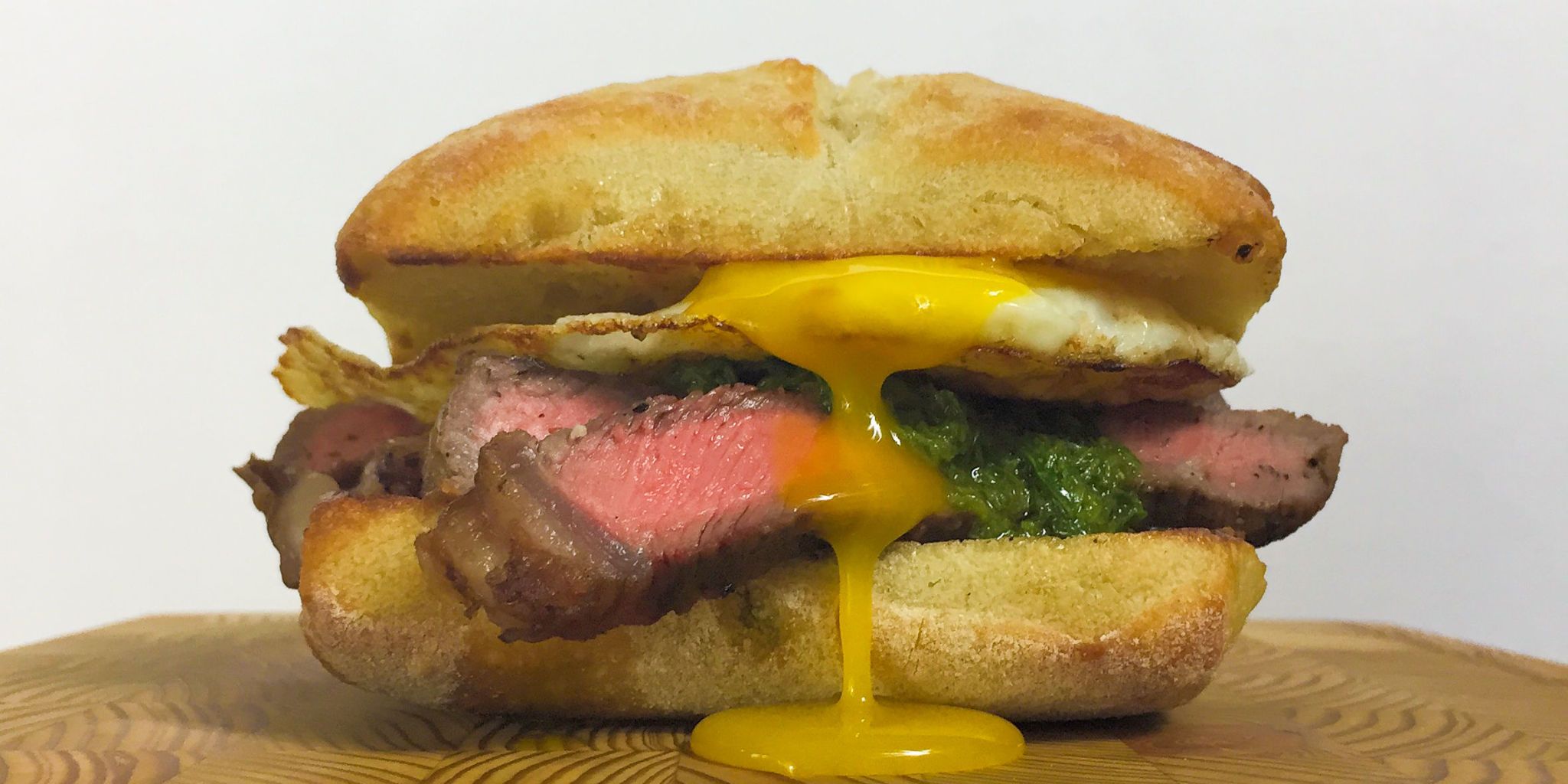 Best Steak And Egg Breakfast Sandwich Recipe - How To Make Steak And ...