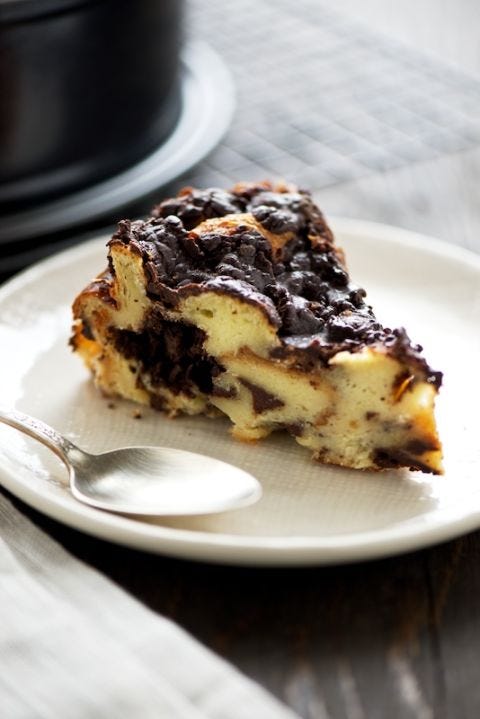 Dish, Food, Cuisine, Dessert, Ingredient, Baked goods, Chocolate, Cheesecake, Cake, Bread pudding, 