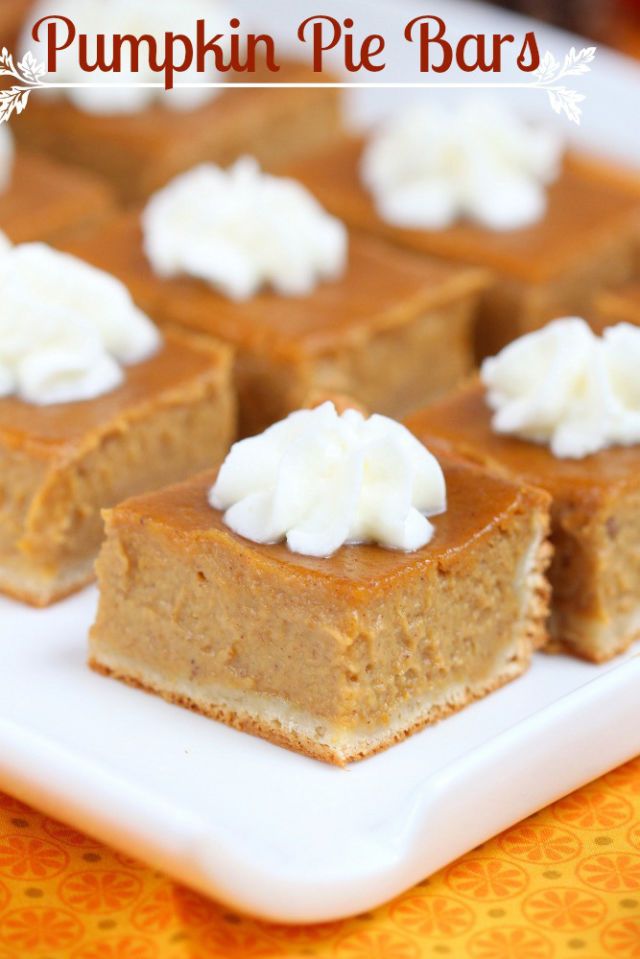 pumpkin bars