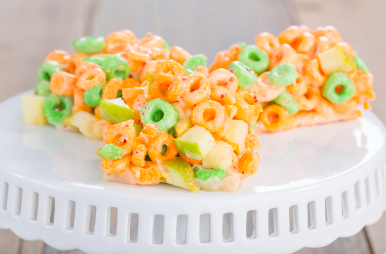 apple jacks rice krispie treats