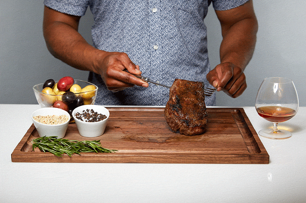 <p>After the cooking comes the feasting. If prime rib is what's for dinner, be sure you've got the right set of utensils for slicing into those tender morsels. These top-notch Laguioles give you, the diner, a comfortable, contoured handle and a nice stainless finish. </p><p><strong>Pro tip</strong>: "It's best to cut against the grain of the meat, which helps to tenderize the meat."</p><p><em>Laguiole Steak Knives, Set of 6, $49.95, <a href="http://www.crateandbarrel.com/set-of-6-laguiole-steak-knives/s642200" target="_blank">crateandbarrel.com</a></em></p>