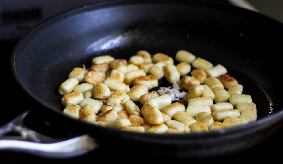 Ramen Gnocchi - Cooking