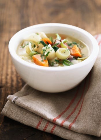 Food, Dish, Soup, Ingredient, Recipe, Dishware, Serveware, Bowl, Leaf vegetable, Produce, 