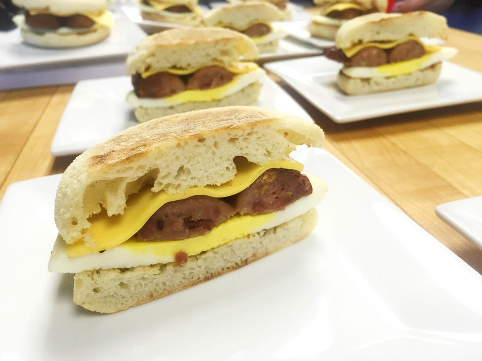 Finger food, Food, Sandwich, Yellow, Cuisine, Baked goods, Dish, Breakfast, Ingredient, Meal, 