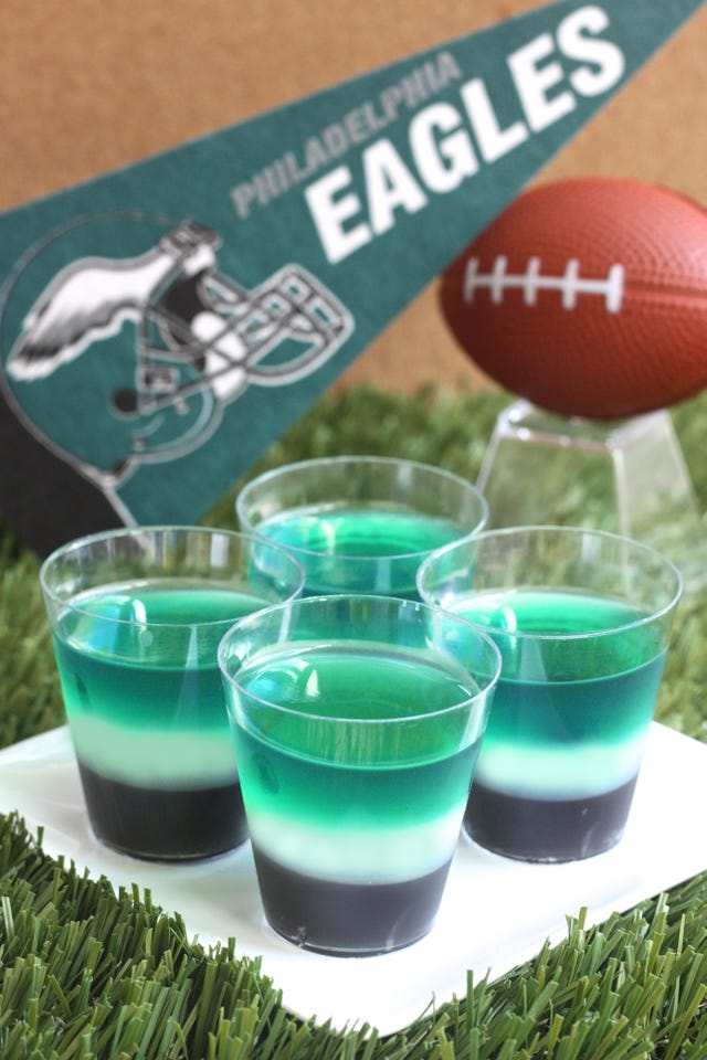 Philadelphia Eagles Jell-O Shots Philadelphia Eagles Jell-O Shots
