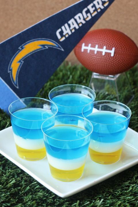 San Diego Chargers Jell-O Shots