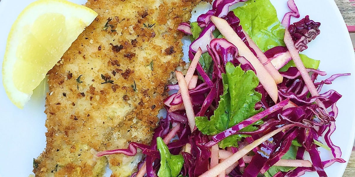 Breaded Pork Cutlets with Lemon Aioli 