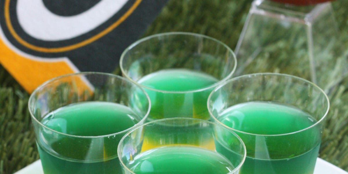 Greenbay Packers Jell-O Shots