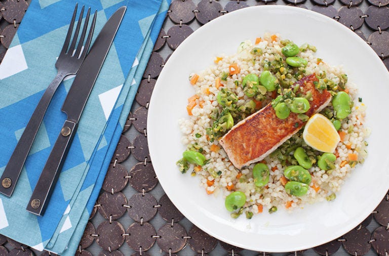 <p><strong>BEST FOR:</strong> Busy couples who want to learn to cook
</p><p><strong>PLAN:</strong> $70 for two meals for a family of four
</p><p><strong>PROS:</strong> The site offers help via videos. "My girlfriend and I never make new dishes — it's so much work! With this, we had lots of handholding," said a tester.
</p><p><strong>CONS:</strong> Doesn't offer full nutritional info. One couple complained, "We were still hungry."
</p><p><em><strong>SAMPLE DISH:</strong> Salmon with Fava Beans</em></p>