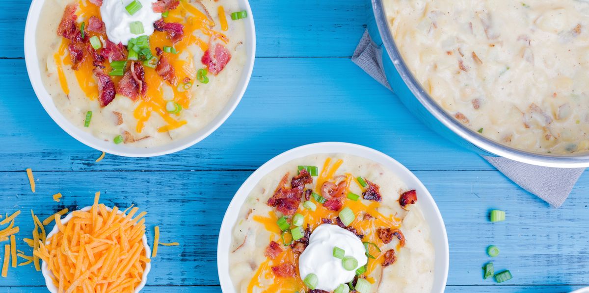 Slow Cooker Loaded Potato Soup - Cooking Classy