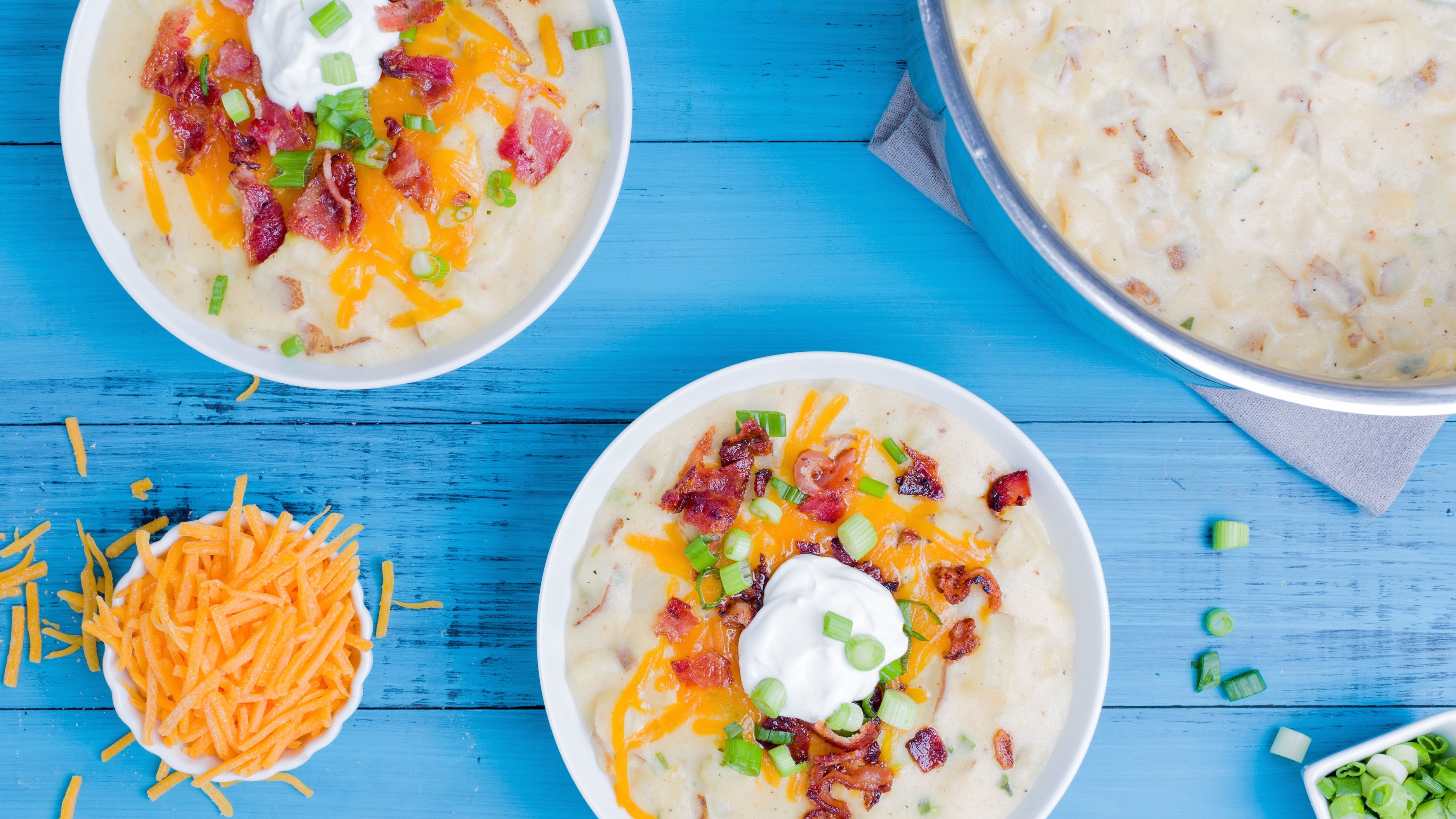 Loaded Baked Potato Soup - Our Salty Kitchen