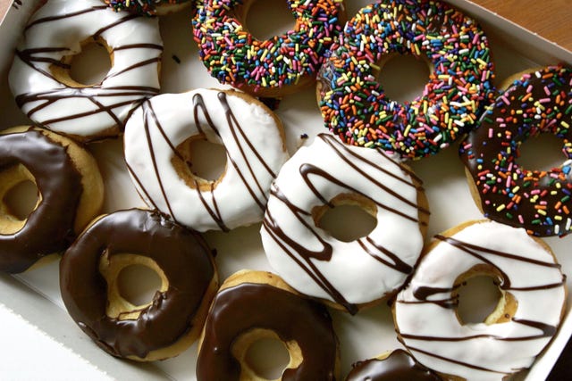 Food, Cuisine, Brown, Finger food, Sweetness, Ingredient, Dessert, Baked goods, Confectionery, Doughnut, 