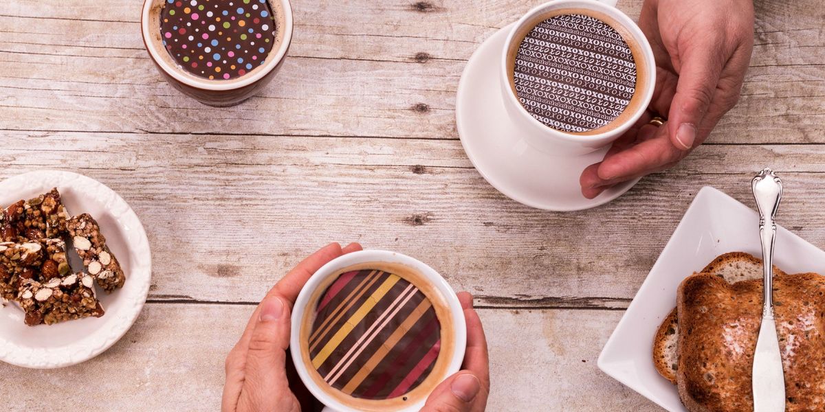 Chic New Way to Drink Coffee - Topperfino Chocolate Discs 