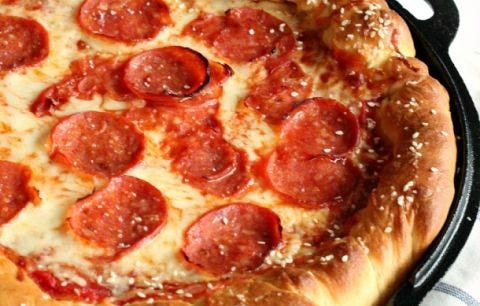 Deep-Dish Pretzel Pizza