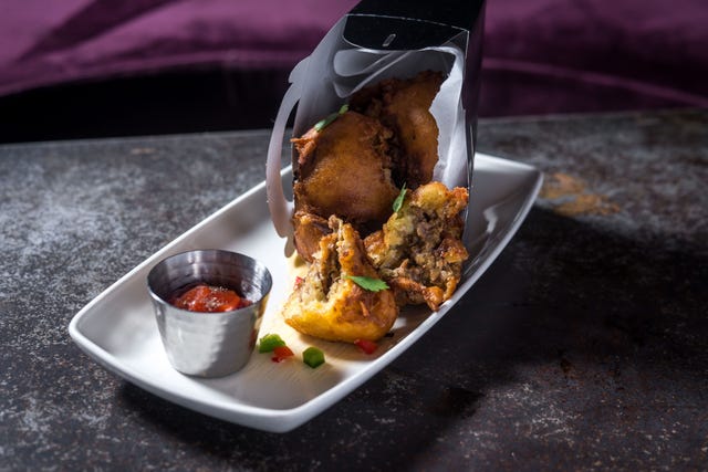Food, Serveware, Cuisine, Tableware, Dish, Recipe, Fried food, Meat, Ingredient, Dishware, 
