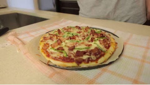 Food, Cuisine, Pizza, Plate, Dish, Baked goods, Finger food, Ingredient, Recipe, Pizza cheese, 