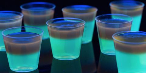 glowing jell o shots