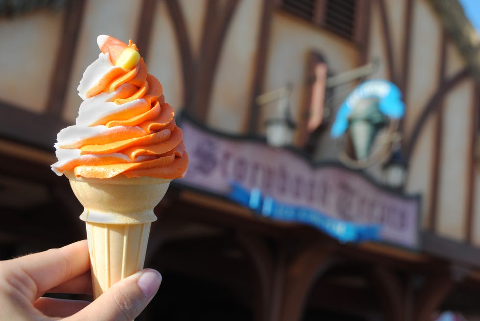 Candy Corn Soft Serve