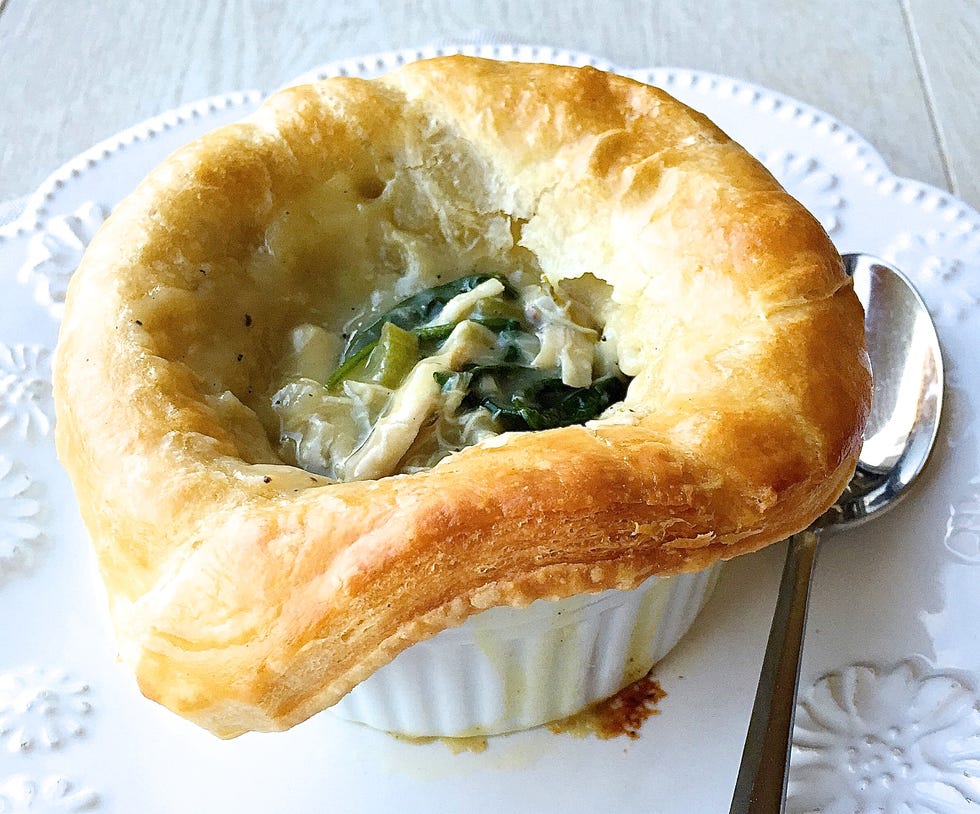 mini rotisserie chicken pot pies