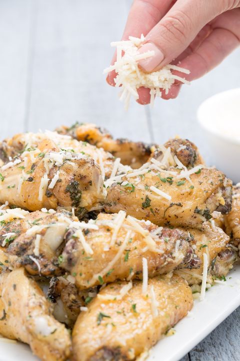 parmesan garlic wings delish