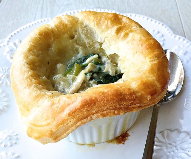 mini rotisserie chicken pot pies