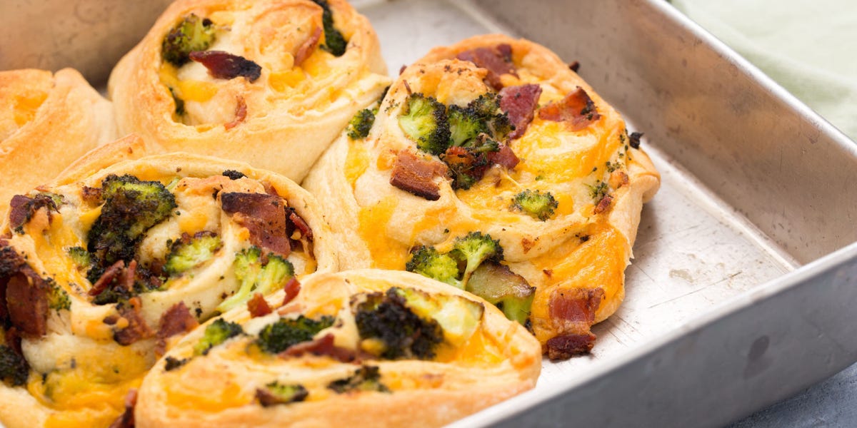 Bacon, Broccoli, and Cheddar Roll-Ups