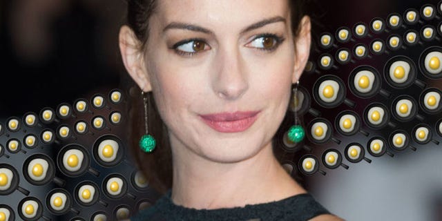 Anne Hathaway Eggs Emoji