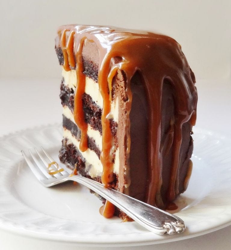 Food, Dish, Dessert, Cuisine, Cake, Ingredient, Baked goods, Chocolate, Frozen dessert, Chocolate syrup, 