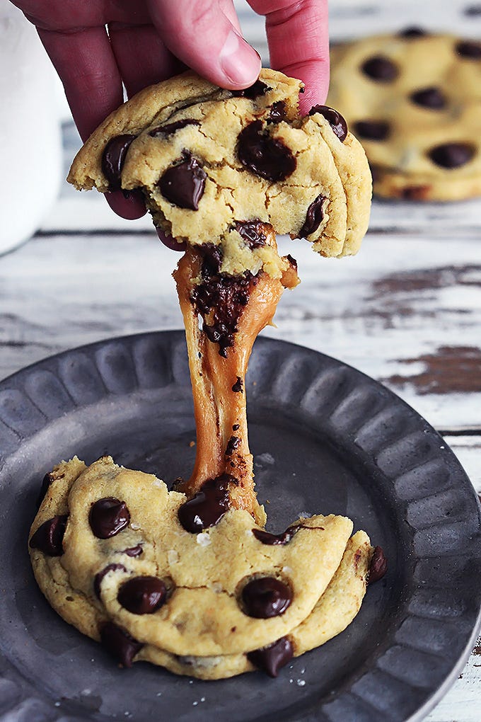 Food, Dish, Cuisine, Ingredient, Cookie dough, Dessert, Chocolate chip cookie, Snack, Cookie, Chocolate chip, 