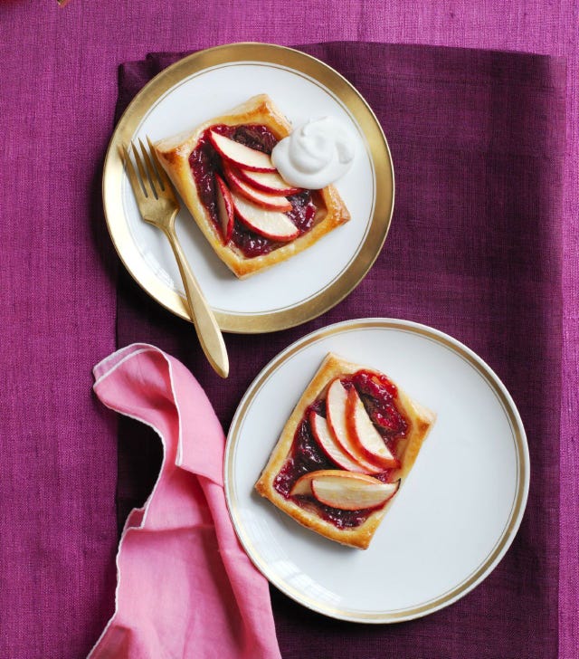 cranberry apple tarts