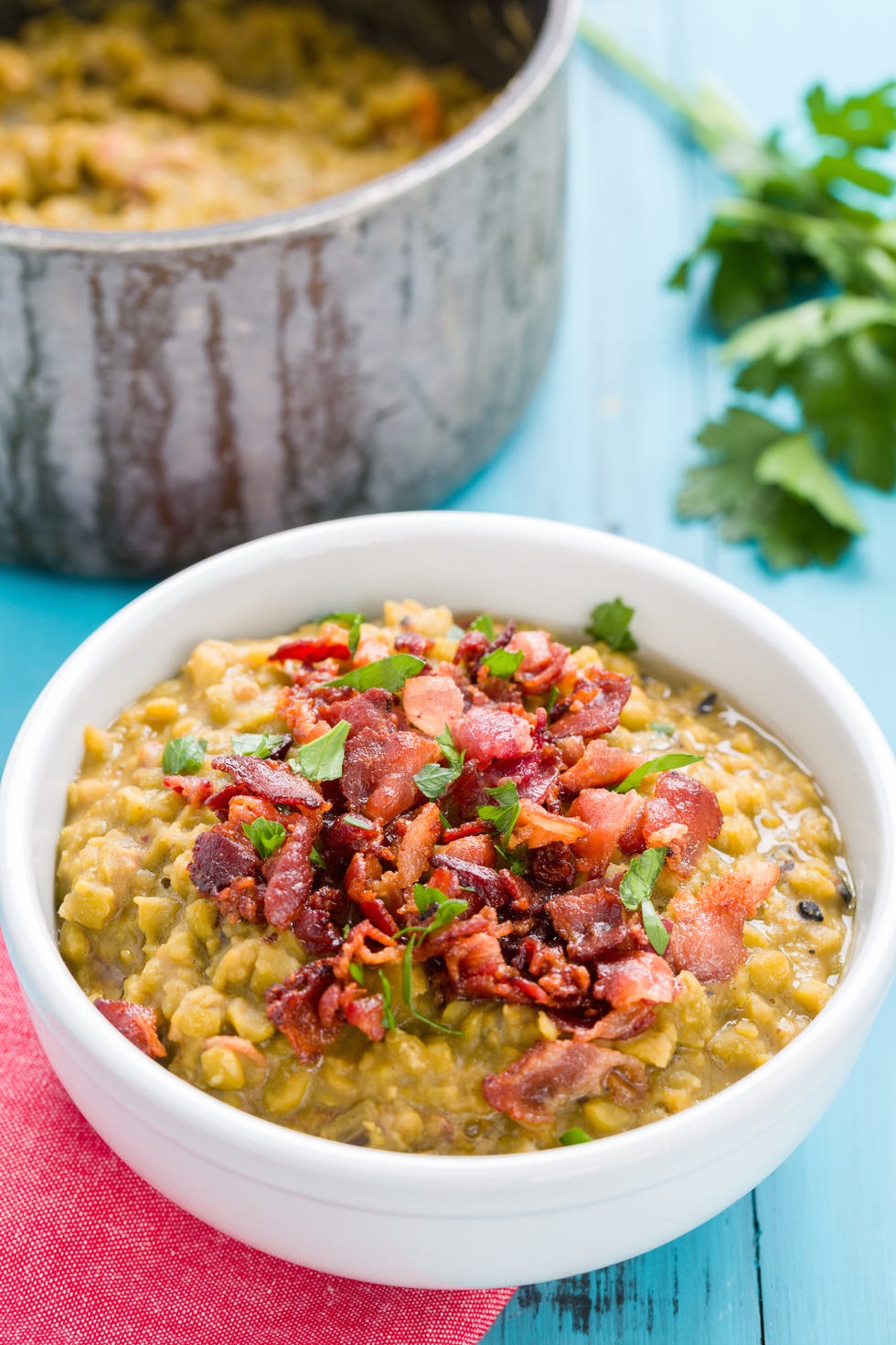 split pea soup bacon