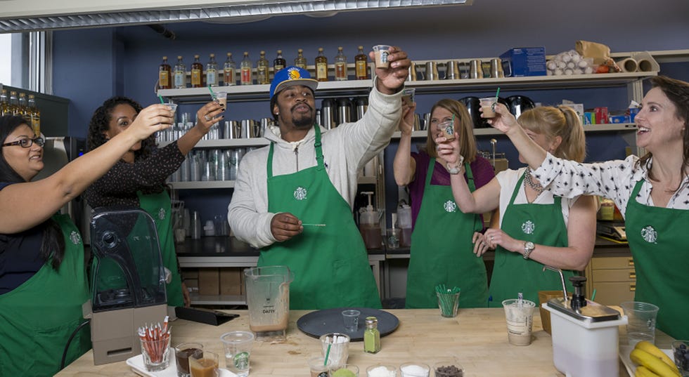 Marshawn Lynch creates Starbucks Frappuccino