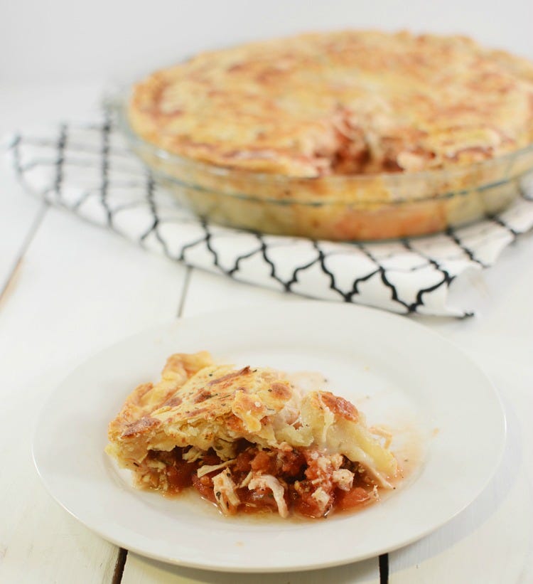Chicken Parmesan Pot Pie