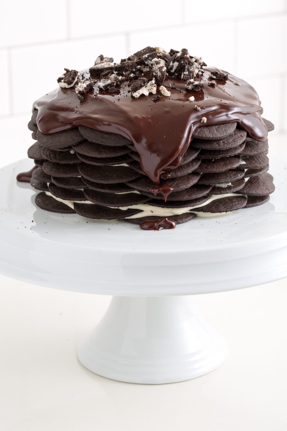 black and white cheesecake icebox cake