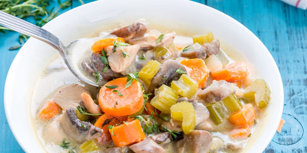 Best Creamy Chicken and Mushroom Soup Recipe - How to Make Creamy