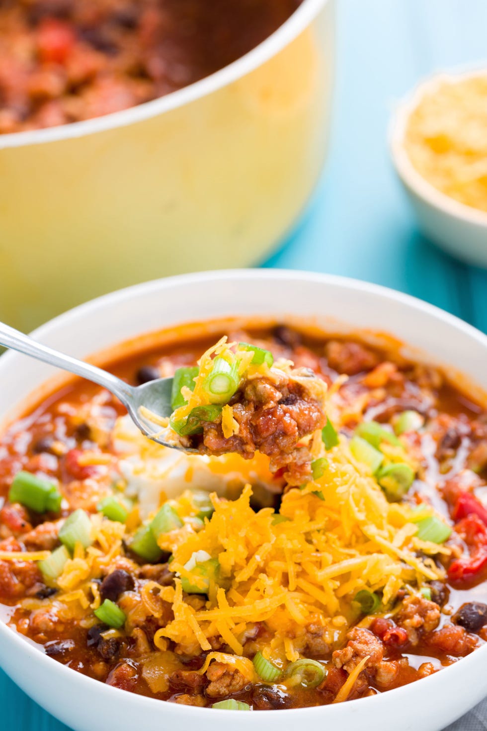 slow cooker turkey chili