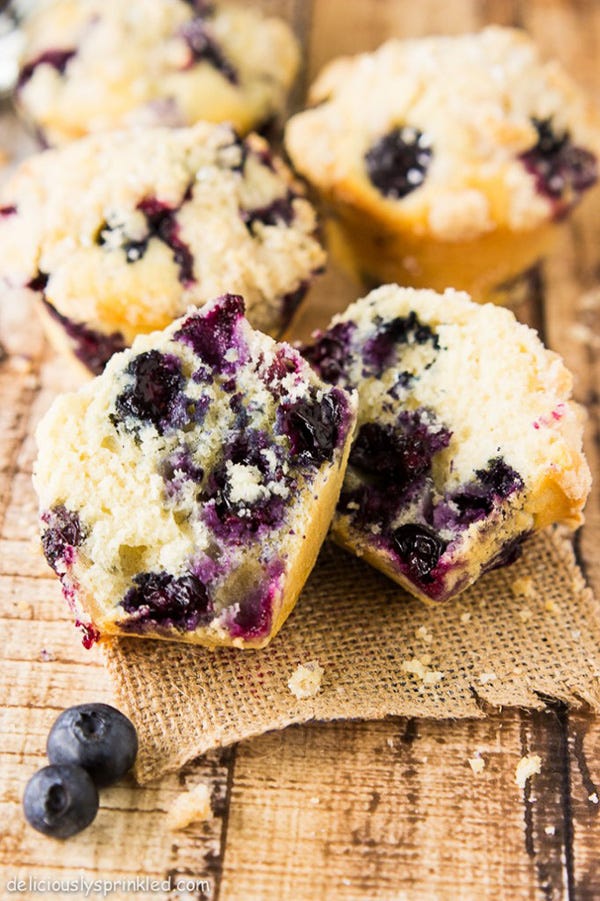 Dish, Food, Dessert, Baked goods, Muffin, Ingredient, Cuisine, Berry, Crumble, Baking, 