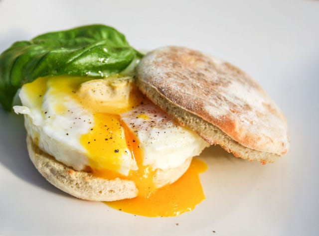 Fried Egg On English Muffin