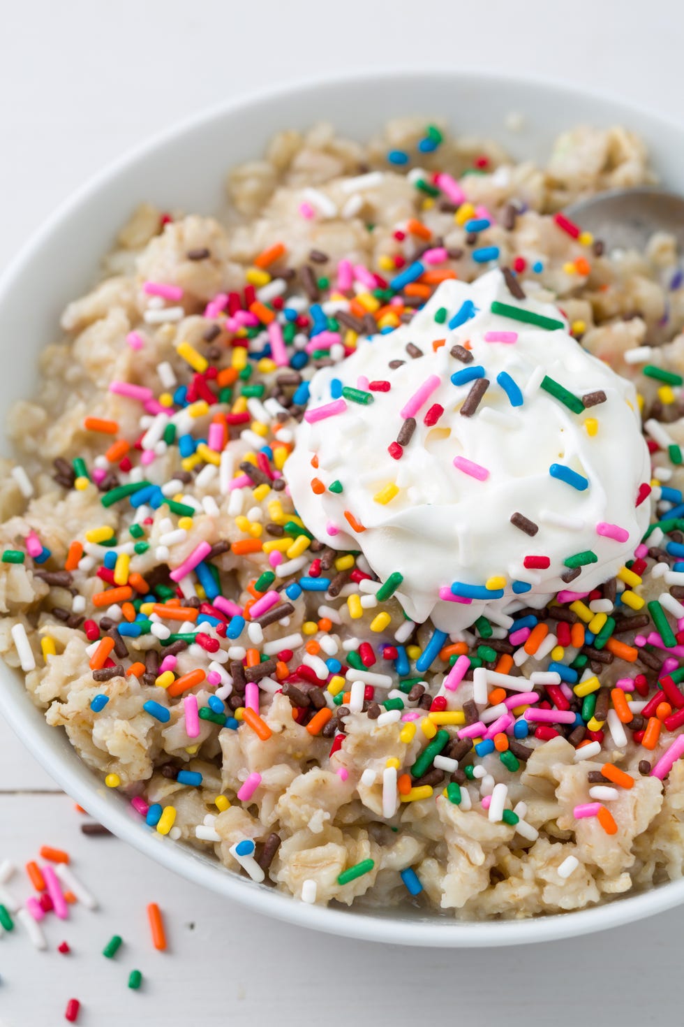 birthday cake oatmeal