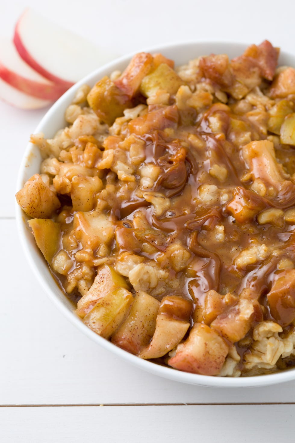 caramel apple pie oatmeal