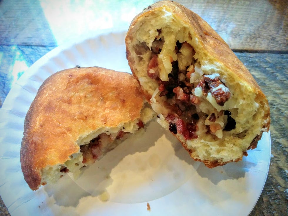 Bacon Cheddar Donuts