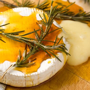 Baked Brie with Honey and Rosemary - Delish.com baked brie with honey and rosemary